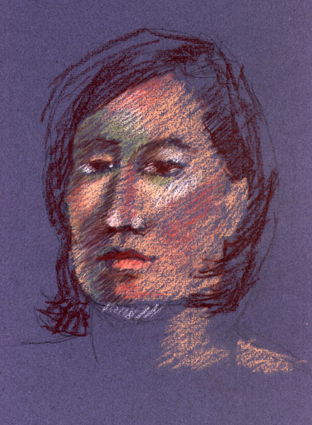 portrait from model