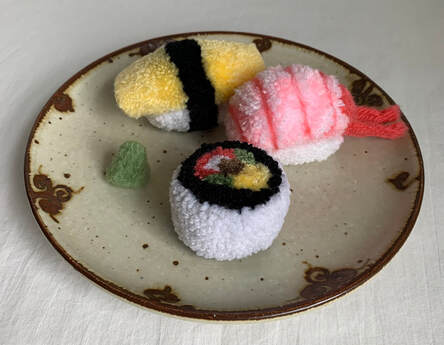 Pom Sushi Sculptures